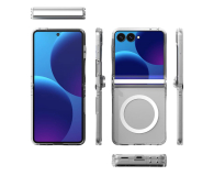 Ringke Fusion Flap Magnetic Magsafe do Galaxy Z Flip 8 Clear - 1571593 - zdjęcie 4